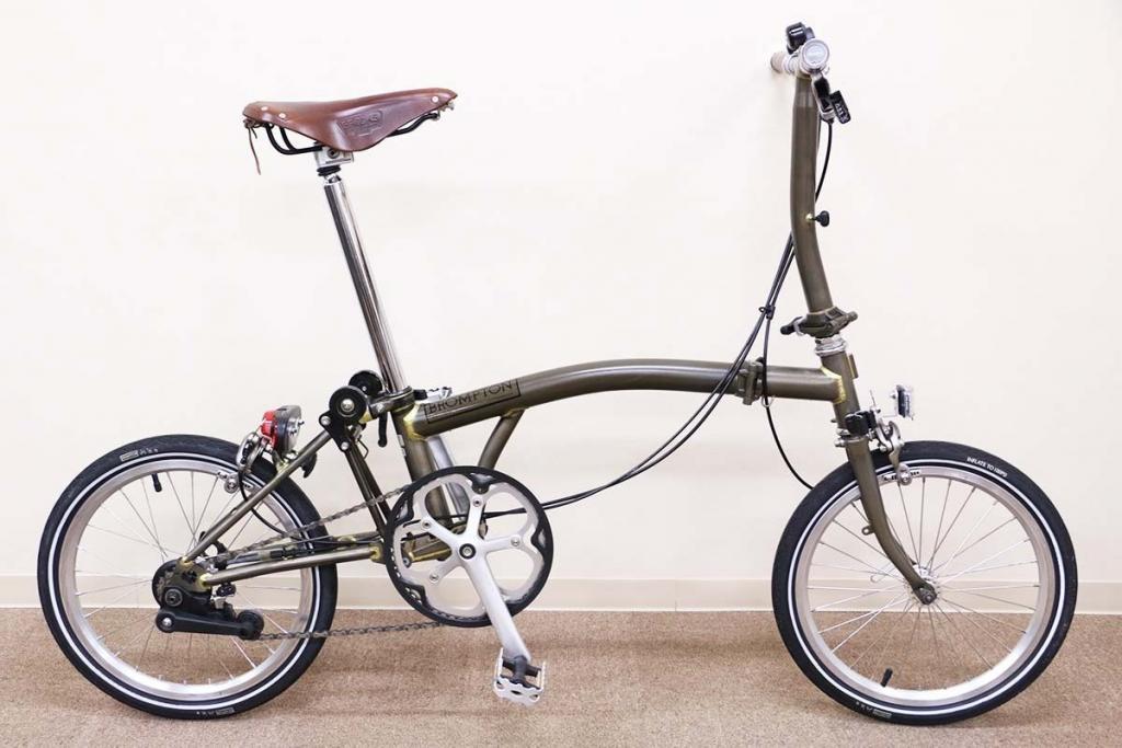 BROMPTON（ブロンプトン）｜S2L BROOKS 加茂屋カスタム｜美品｜買取金額 118,000円