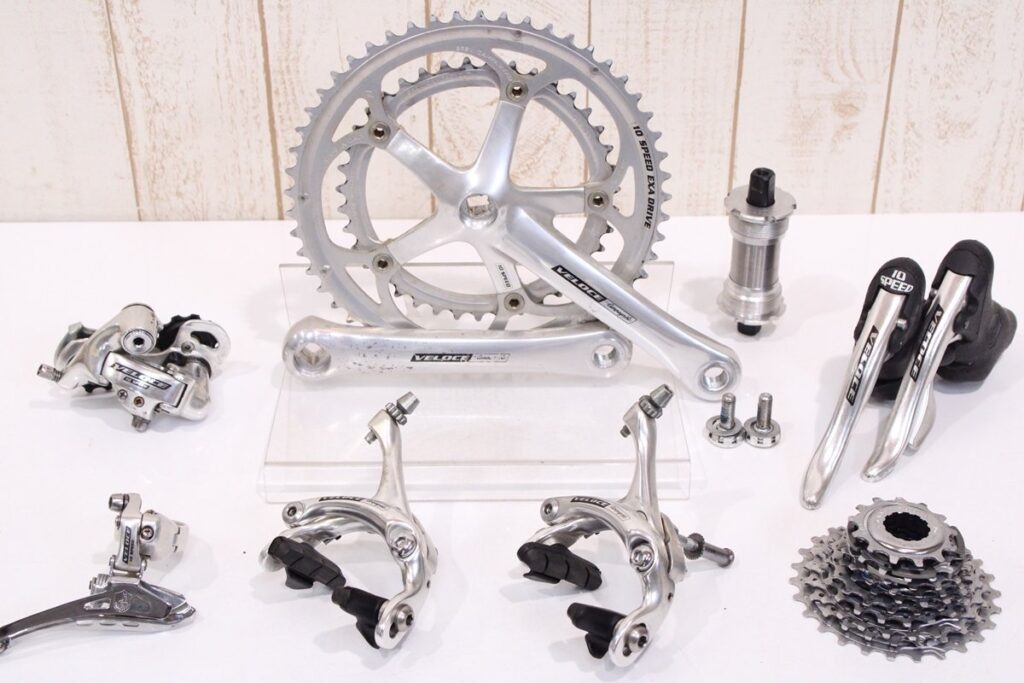 VELOCE 2x10s リムブレーキ 5アーム グループセット 170mm 53/39T