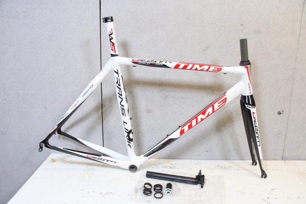 TIME(タイム)｜VXRS ULTEAM WORLDSTAR カーボンフレーム 2008年 XSサイズ ワイヤレス加工品｜中古｜買取金額 92,000円