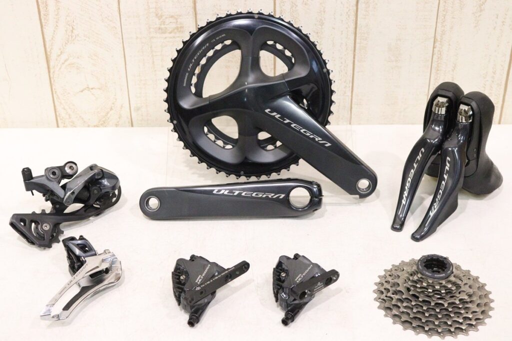 ULTEGRA ST-R8025 スモールレバー 2x11s 油圧DISC グループセット 170mm 50/34T GS