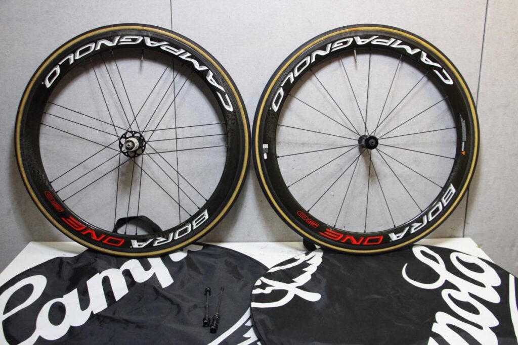 BORA ONE 50 RIM シマノフリー 11/12s対応 チューブラー ブライトラベル カーボンホイールセット