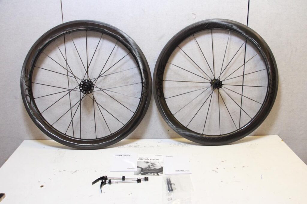 DRIVE50 RIM シマノ11/12s対応 クリンチャーチューブレス カーボンスポーク カーボンホイールセット