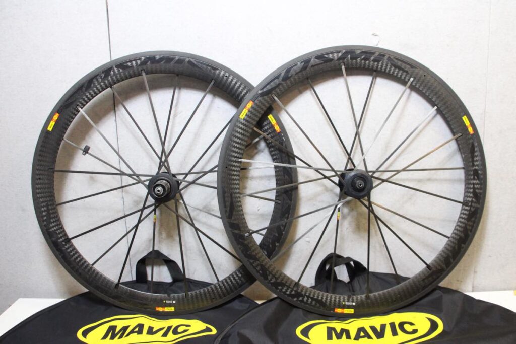 MAVIC（マビック）｜COSMIC CARBON SLR EXALITH シマノフリー 11/12s対応 クリンチャー カーボンホイールセット｜美品｜買取金額 62,000円