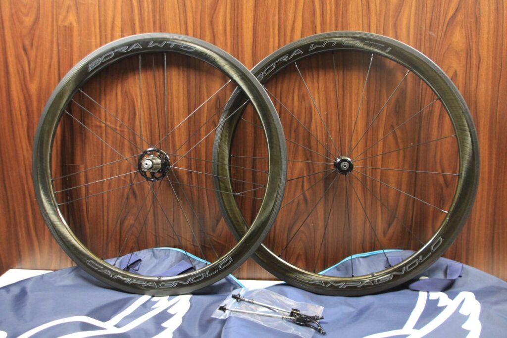 BORA WTO 45 AC3 RIM Campagnolo 9/10/11/12s クリンチャー チューブレス2WAY カーボンホイールセット