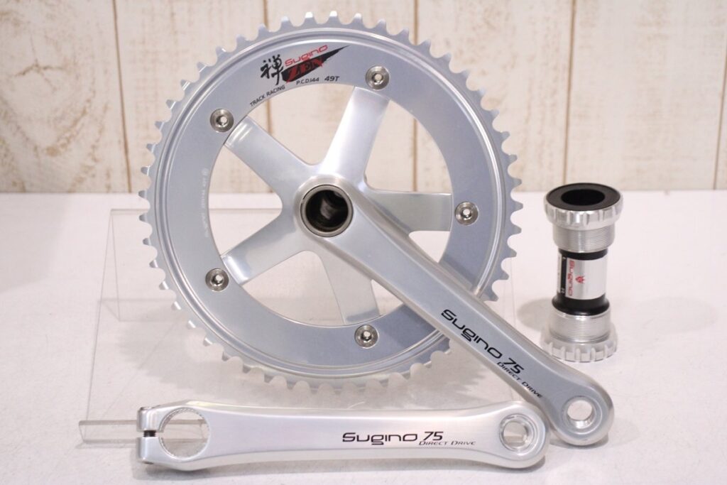 Sugino（スギノ）｜SG75 DD 禅 ZEN TRACK RACING 167.5mm 49T BCD:144mm BB付属｜超美品｜買取金額 42,000円