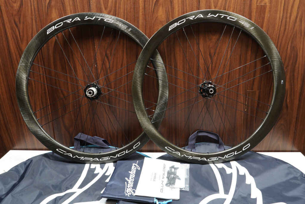 BORA WTO 45 DISCシマノフリー 11/12s対応 クリンチャー チューブレス カーボンホイールセット