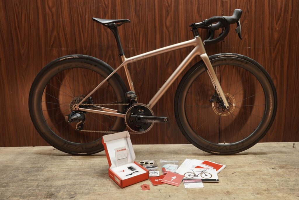 Specialized（スペシャライズド）｜S-WORKS AETHOS SRAM FORCE E-tap AXS D1 2X12S 49 2021年 付｜美品｜買取金額 400,000円