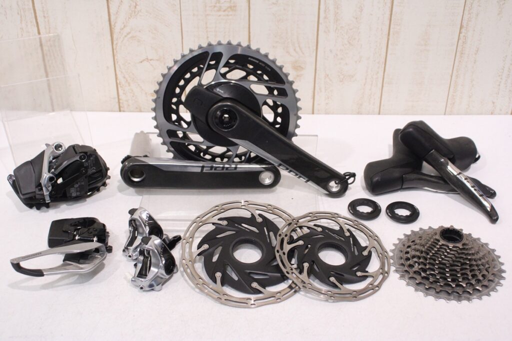 SRAM（スラム）｜RED 2x12s etap AXS D1 電動変速 油圧式 QUARQグループセット 170mm 48/35T｜超美品｜買取金額 155,000円